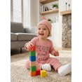 thumbnail image 6 of Cjfdfy Baby Boy Girl Newborn Hospital Going Home Outfit Hand Picked for Earth By My Great Grandma Grandpa Letters Romper Long Sleeve Ribbed Jumpsuit Hat Spring Fall Winter Clothes, 6 of 9