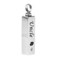 thumbnail image 4 of de material acero inoxidable colgante cineraria cineraria cineraria ceniza de cremación titular de la joyería de un cristal Salvador Dali Colgante conmemorativo de la cremación, 4 of 10