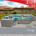 thumbnail image 2 of Catalina 9 Piece Outdoor Wicker Patio Furniture Set 09b, 2 of 6