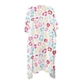 thumbnail image 2 of HELLHERO Watercolor Colorful Leopard Print Kimono - Lightweight Breathable Beach Cover Up | Flowy Loose Fit for Summer Vacation, Pool & Resort, 2 of 6