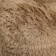 thumbnail image 2 of TOV Furniture Britt Dark Taupe Vegan Shearling Ottoman, 2 of 7