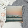thumbnail image 2 of Orinice Sunset Graphic Decorative Cushion Throw Pillow Cover for Home Couch Living Room Bed Sofa High-Quality 1PC Printed on Both Sides 24x24in, 2 of 5
