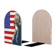 thumbnail image 2 of Naloa American Astronaut Runs Forward 2 Pcs Bookend Large Capacity Office Book Ends for Home Office Library School Study Decoration, 2 of 8