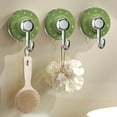 thumbnail image 6 of Suction Cup Hooks for Shower Waterproof Hooks for Hanging Heavy Duty Wall Hooks Towel Hooks for Bathrooms Non Perforated Rotating Suction Cup Hook for Shower Caddy,Robe & Towel, 6 of 7