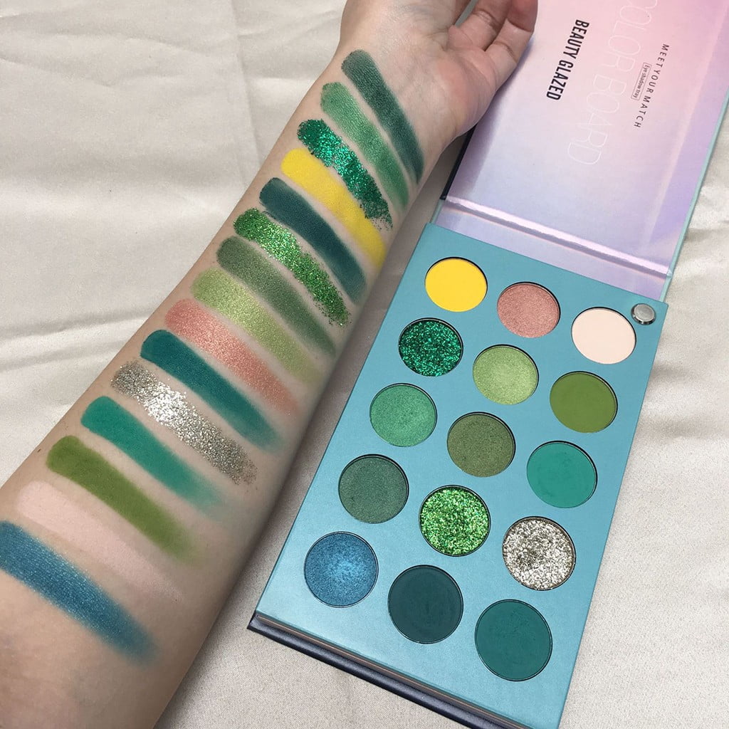 60-Color Eyeshadow Palette - Four-Layer Stereoscopic Eye Shadow, 60 Colors Glitter Pigment Metalic, Matte Pearl Shimmer Finish, Cosmetic Makeup Kit for Women Party Holiday Gift