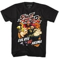 thumbnail image 2 of Street Fighter Street Fire Black Adult T-Shirt, 2 of 3