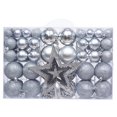 thumbnail image 1 of Shatterproof Christmas Ball Ornament Set Xmas Tree Decoration Colorful Holl J1W6, 1 of 1