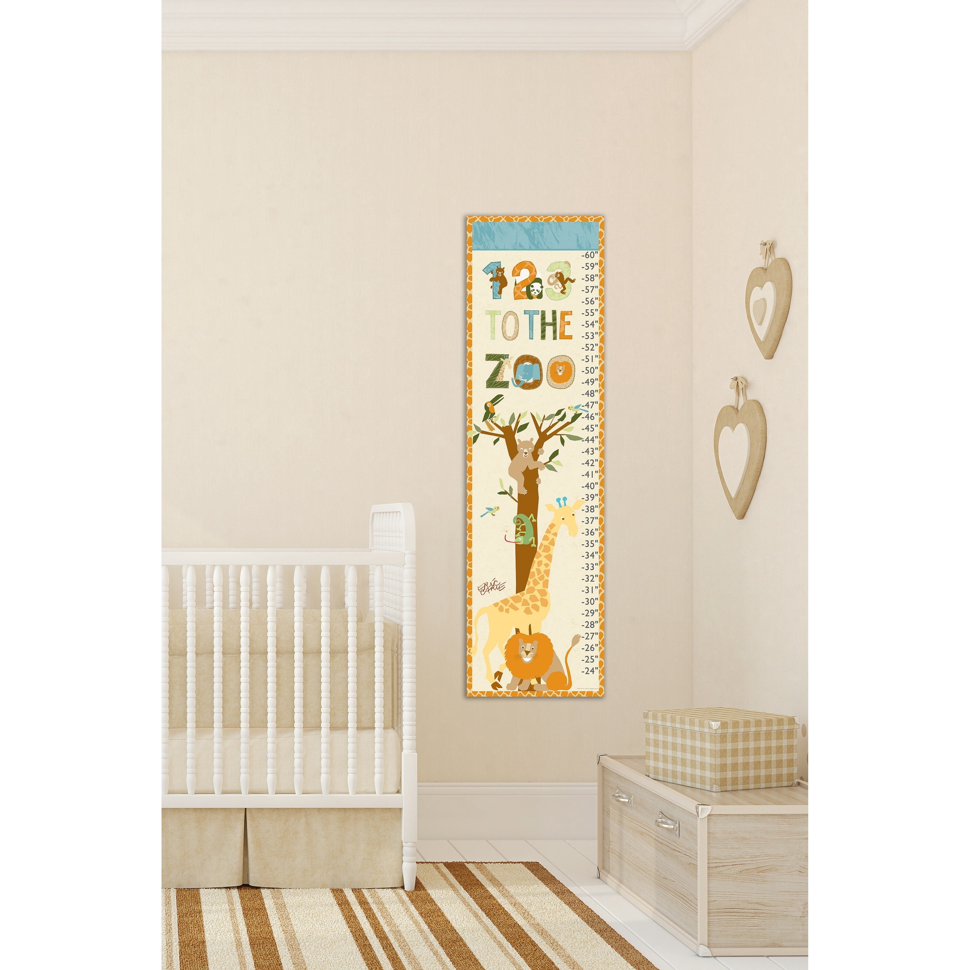 Marmont Hill 'Go To The Zoo' by Eric Carle Painting Print on Wrapped Canvas