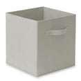 thumbnail image 2 of Casafield Set of 12 Fabric Storage Cube Bins, Light Gray - 11" Collapsible Foldable Cloth Baskets for Shelves and Cubby Organizers, 2 of 7