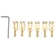 thumbnail image 1 of 6Pcs Electric Guitar Bridge Saddle Brass 10.5mm Pitch Tremolo String Tuning Screw Saddle Accessory Gold, 1 of 4