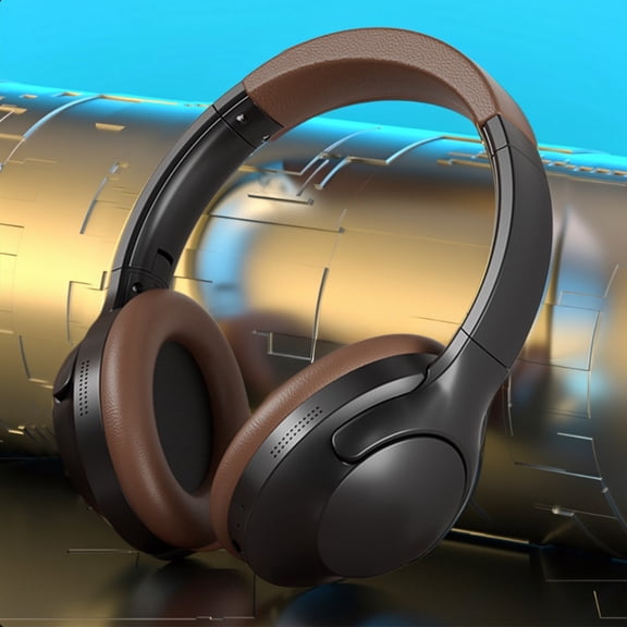 Wireless Bluetooth Headset 8D Surround Sound with Long Battery Life, Foldable Design, Bluetooth 5.3, Wired & Wireless Modes, Comfortable Fit, Noise-Free Call Black
