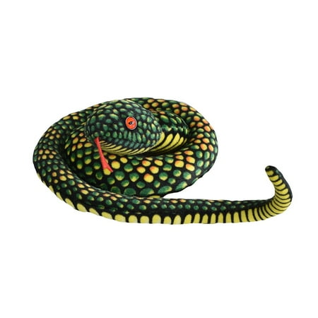 1Pc Simulation Cobra Python Peluche Spoof Jouet Enfants Serpent Poupée ...