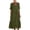 Army Green, variant on Women’s Midi Dress Casual V-Neck Short Sleeve Midi Dress Loose Fit Flowy Summer Dress with Pockets Available in 8 Colors Plus Size Summer Vacation Gray XXL