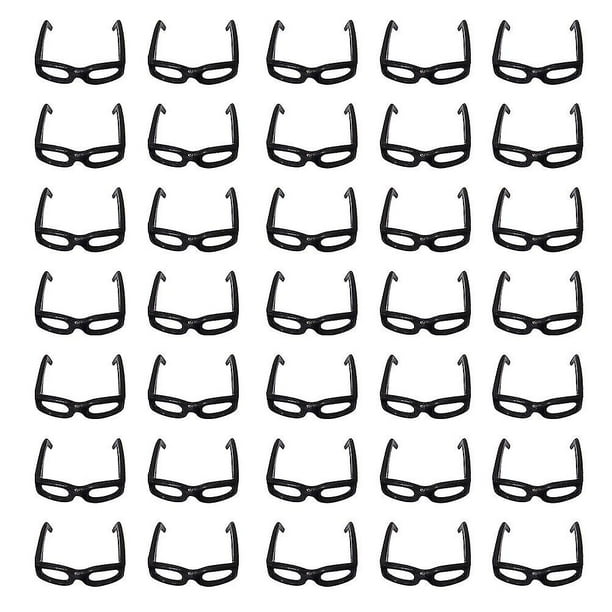 60 Pcs Trendy Glasses, Mini Glasses Doll Dressing, Sunglasses Miniature Glasses