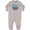 AC-Heather Grey, variant on Future Water Polo Player Baby Fleece Romper