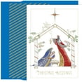 thumbnail image 1 of Masterpiece Holiday Collection Petites 18-Count Christmas Cards, Contemporary Manger, 1 of 3