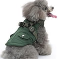 thumbnail image 3 of Chaqueta con cinturón de seguridad Abrigo de invierno para cachorros - ropa para cachorros, 3 of 5
