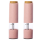 thumbnail image 1 of 2 piezas de molinillo de pimienta eléctrico de paja de trigo-rosa MFZFUKR CPB-US-YYM566-1, 1 of 5