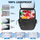 thumbnail image 4 of Cshidworld Mochila Enfriadora Suave Aislada a Prueba de Fugas 40 Latas Mochila Enfriadora Portátil para Picnic Acampar Playa Senderismo BBQ Almuerzo para Hombre y Mujeres, Negro, 4 of 7