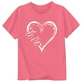 thumbnail image 3 of WOYY Toddler Girls T-Shirt Valentine's Day Short Sleeve T Shirt Graphic Tee, Sizes 0-1, 3 of 3