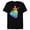 Black, variant on Disney Princess Belle Rainbow Gradient Beauty and the Beast- Short Sleeve Blended T-Shirt for Adults - Customized-Black