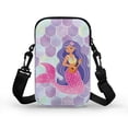 thumbnail image 2 of HELLHERO Mermaid Design Messenger Bag for Men, Women with Adjustable Strap Small Crossbody Purse Polyester Leakproof, 2 of 7