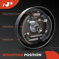 thumbnail image 2 of A-Premium Rear Driver and Passenger Drum Brake Wheel Cylinder Compatible with Select Honda Models - Civic 2006-2015, Fit 2009-2019, Insight, 2 of 8