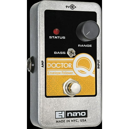 Harmonist Guitar - Electro Harmonix Doctor Q Envelope Filter Guitar Effect Pedal w/ 9V Battery Part Number: NDRQ
