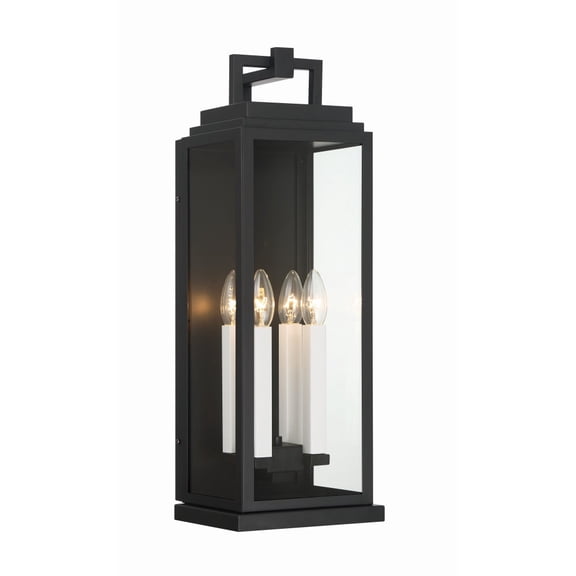 ASP-8914-MK Crystorama Lighting Aspen - 4 Light Outdoor Wall Sconce-22.5 Inches Tall and 7.75 Inches Wide