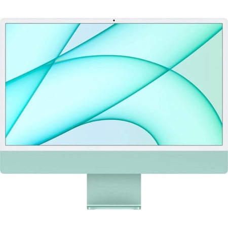 Apple iMac 24" Desktop Computer, 8GB RAM, 256GB SSD, Green, Refurbished