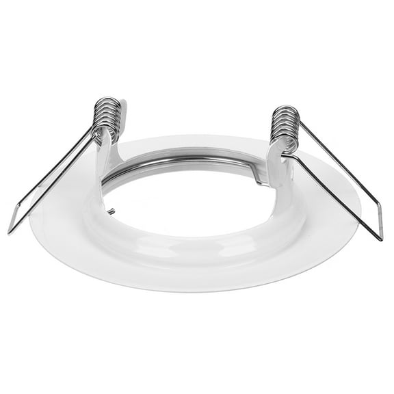 WHAMVOX White Recessed Light Trim Cover with Secure Fit and 50 mm Cutout for Various Spotlight Bulbs