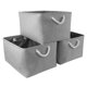 thumbnail image 1 of Cesto de tela de gran capacidad para almacenar cosas, material resistente, duradero y de alta calidad, organizador decorativo para el hogar para almacenamiento multiusos, cestas plegables para, 1 of 5