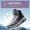thumbnail image 2 of NORTIV 8 Women's Hiking Boots Waterproof with Arch Support Sneakers Walking Outdoor Comfortable Lightweight Boot Echo Mid, 2 of 10