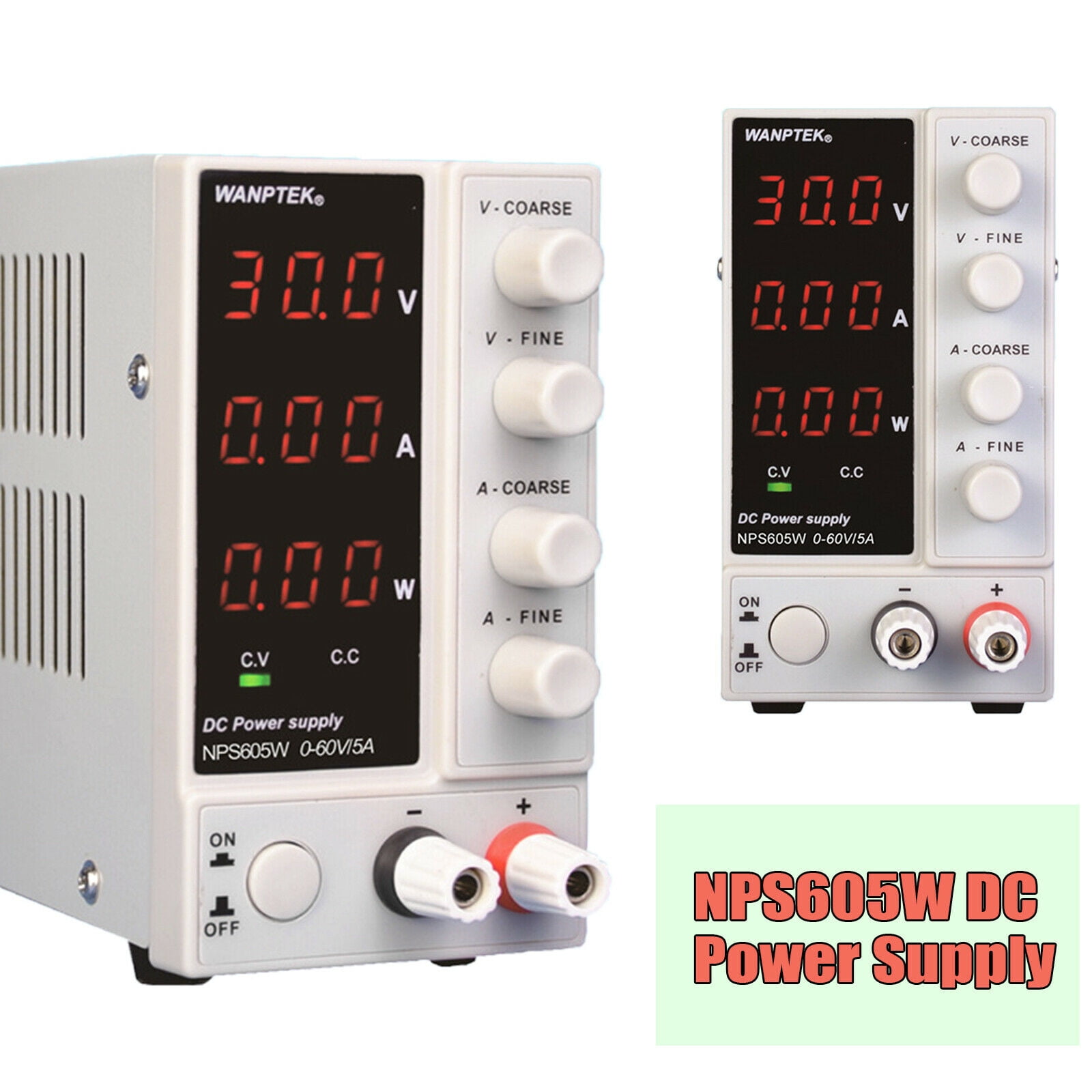 10A 30V DC Power SupplyAdjustable Dual Digital Variable Precision Lab Grade 