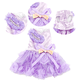 thumbnail image 4 of FloreceBien Vestido de novia para perro pequeño con lazo, disfraz de fiesta de cumpleaños, vestido Formal de satén con perlas rosas para niña y gato, 4 of 5