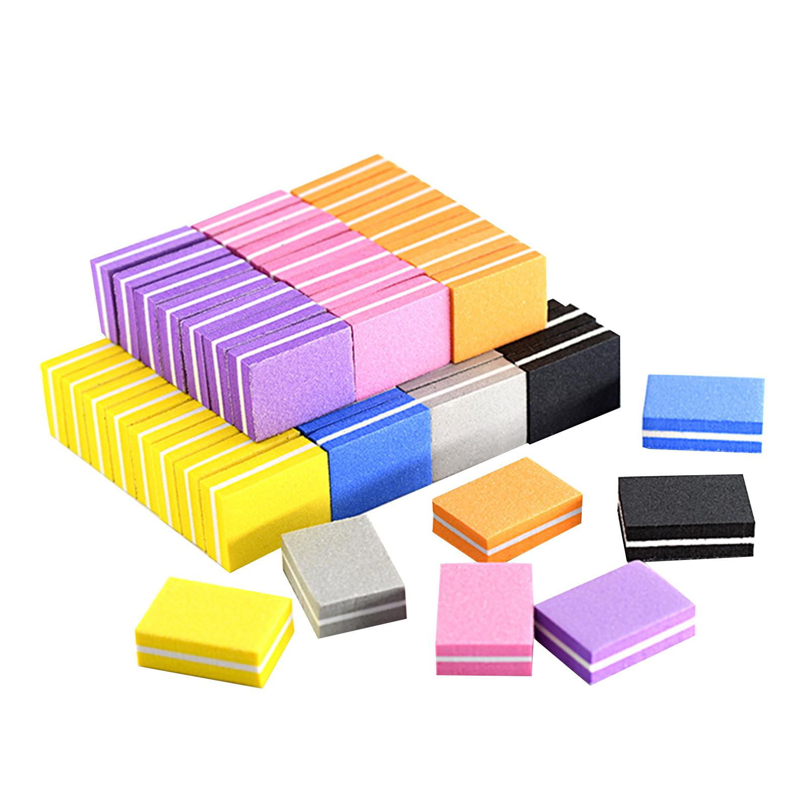 Set of 100 Nail Buffer Block Buffing File Professional Buffing Nail ...