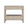 thumbnail image 2 of TOV Furniture Brandyss White Burl Nightstand, 2 of 10