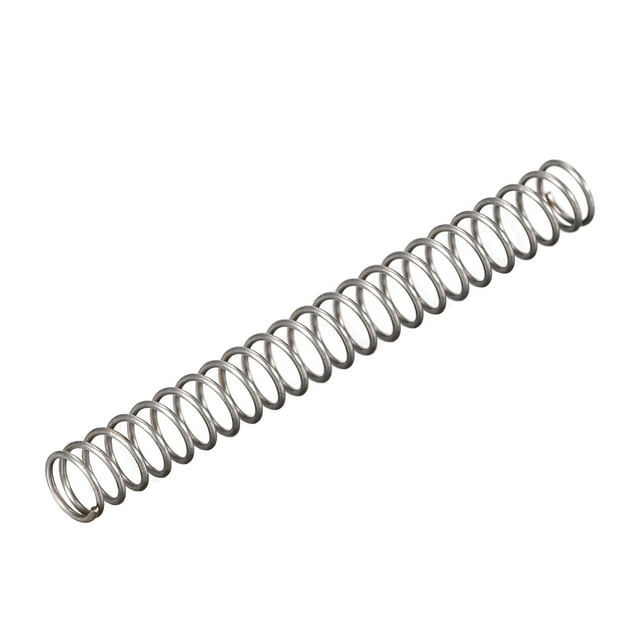 Unique Bargains Compressed Spring,3mm OD, 0.3mm Wire Size, 16mm Compressed Length, 40mm Free Length,2.6N Load Capacity,Gray,10 pcs