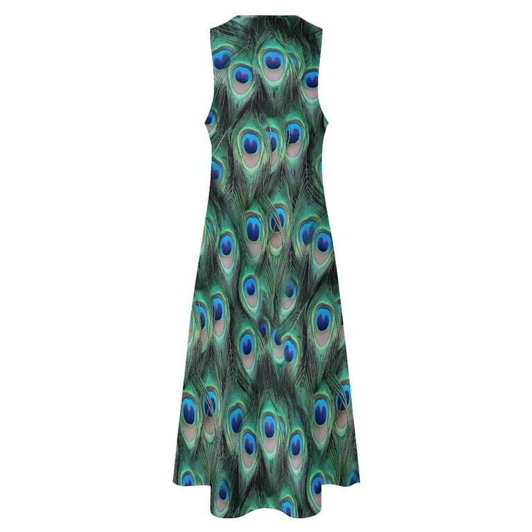 white christmas dresses Peacock Long Dress