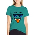 thumbnail image 5 of Playful Tongue Out Face T-Shirt with Cool Shades, 5 of 9