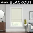 thumbnail image 2 of Eclipse Kylie Cordless 100% Blackout Window Roman Shade, 23 in wide x 64 in long, Ivory, 2 of 7