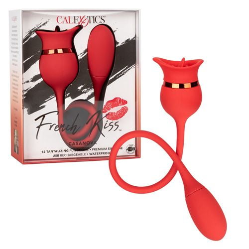 French Kiss 12 Function Silicone Casanova - Red ComeNplay Wellness