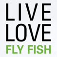 thumbnail image 2 of CafePress - Live Love Fly Fish Infant Bodysuit - Baby Light Bodysuit, Size Newborn - 24 Months, 2 of 4