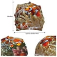 thumbnail image 2 of Salouo Cute Anemone Fish Print Unisex Beanie Hat,Knitted Baggy Skull Cap Winter Warm Hats Beanie Sleep Hats Cancer Headwear Caps for Women & Men 1 Pieces, 2 of 7