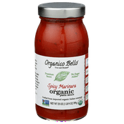 Organico Bello No Sugar Added Organic Pasta Sauce 25 oz Flavor: Spicy Marinara