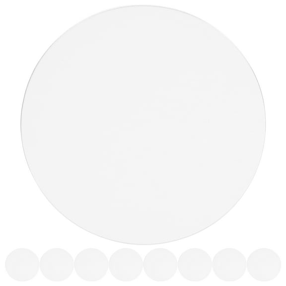 10 Pcs Round Figure Stand Clear Figures Base Transparent Model