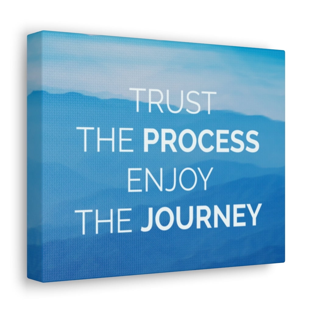 Trust the Process Enjoy the Journey: Blank Lined Journal