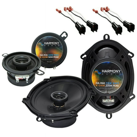 Dodge Van (Full Size) 1990-1997 Speaker Upgrade Harmony R68 R35 Package New