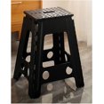 thumbnail image 1 of Folding Step Stool 16 ""stool 330 LBS Plastic Folding Step Stool for Adults Step Stool for Kitchen, Bathroom, Dining Room Step Stool, Folding Step Stool (Black), 1 of 7