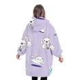 thumbnail image 2 of goowrom Pyjama pour Enfants Couverture Réversible avec Animaux et Capuche, 2 of 9